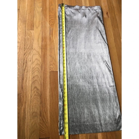 NWT! ALEMBIKA $149 Silver Skirt Size 2 - Picture 4 of 7